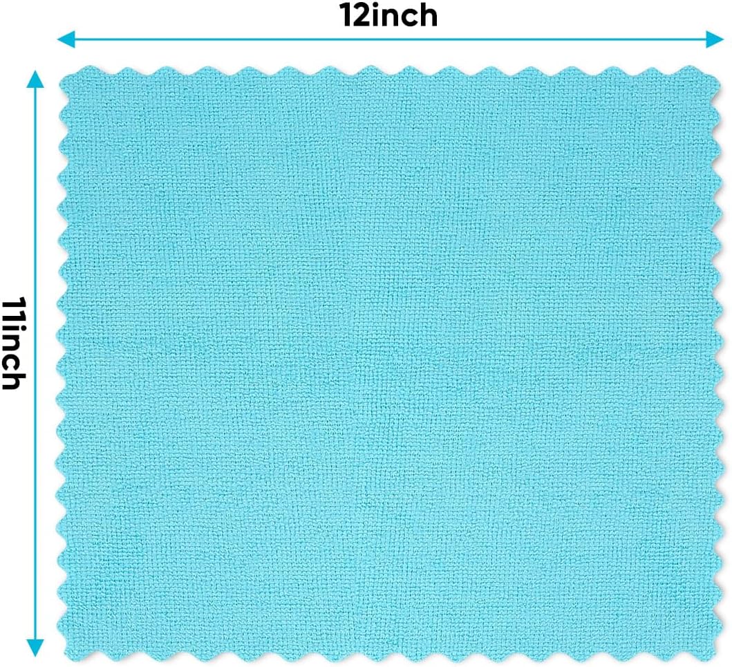 Orighty Microfiber Cleaning Cloth Bulk, 100 Pack Cleaning Rags, 12 x 11 in
