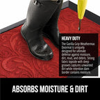 GORILLA GRIP 100% Waterproof All-Season WeatherMAX Doormat US Designed Natural - Image 4