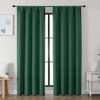Simplebrand Ava Ever Green Blackout Curtains by Simplebrand