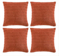 Fancy Homi 4 Packs Boho Burnt Orange Fall Decorative Throw Pillow Covers 14x14 by Fancy+Homi