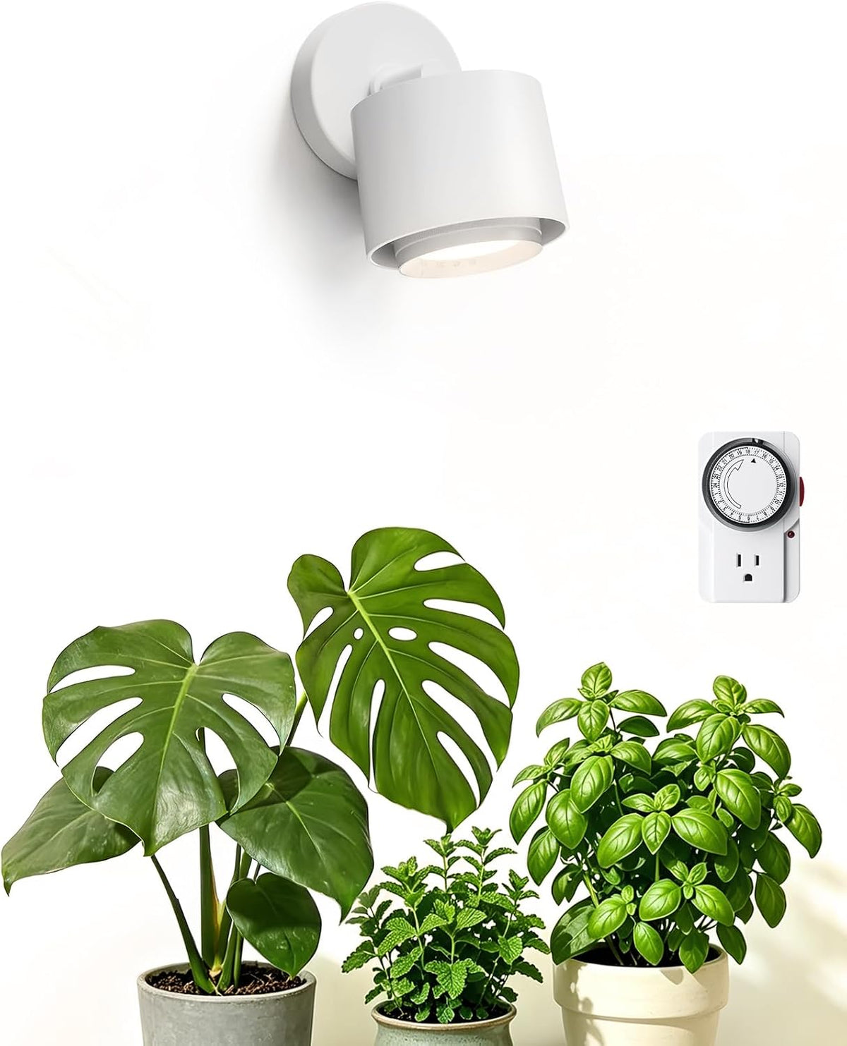 Barrina TR40A Track Grow Light, 5000K 40W, White Cover, 1-Pack