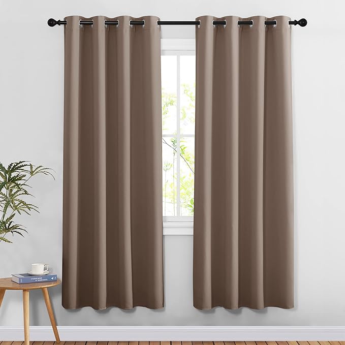 NICETOWN Blackout Curtains 78 inch Length 2 Panels Set by NICETOWN