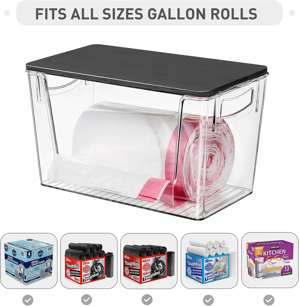 Pantry Organizers Storage, 2 Pack Large Clear Storage Bins