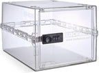 Lockabox One™ 10L Lockable Storage Box and Lock Box with Code (Crystal)
