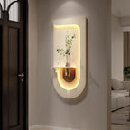 3D Textured LED Wall Art Decor for Living Room, Modern Vertical 30x60 Inch