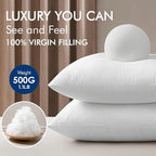 MIULEE 20x20 Pillow Inserts - Image 3
