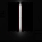 LEMOMO Red Blackout Curtains 34 x 63 Inch Length/Set of 2 Curtain - Image 3