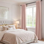 100% Blackout Shield Linen Blackout Curtains - Image 6