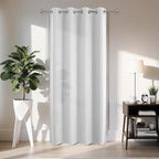 Joydeco Blackout Door Curtain for Doorway Privacy 96 Inches Long, Grommet by JOYDECO