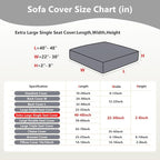 Couch Cushion Covers for Sofa Couch Covers Wear-Resistant Universal Sofa Cover - Image 3