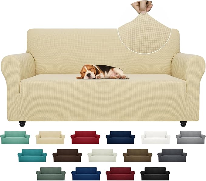 ZNSAYOTX Super Stretch Couch Cover Universal Sofa Covers by ZNSAYOTX