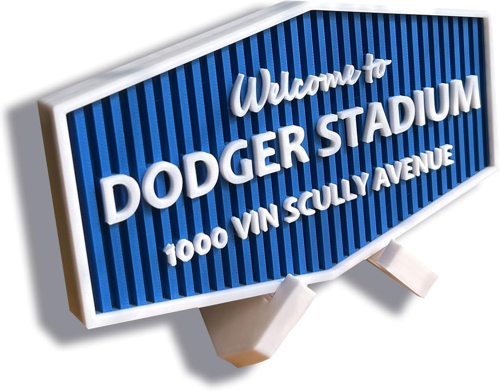 Dodger Stadium Sign for Baseball Fan, 3D Decorative Collectible Accessory
