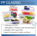 LocknLock Easy Essentials Pantry Rectangular Food Storage Container, 5.5 Cup - Clear (Pack of 3)