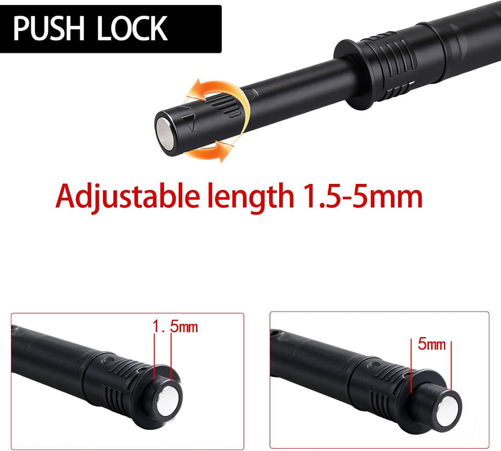 10 Pcs Magnetic Push Latches for Cabinet Push to Open Door Latch Soft Quiet Close Closers Push to Open Cabinet Door Latch for Closure Cabinet Drawer Wardrobe Kitchen Door (Large)