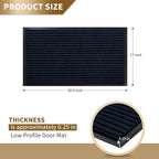 Yimobra Front Door Mat Outdoor Indoor Entrance, 100% Waterproof All-Season All - Image 2