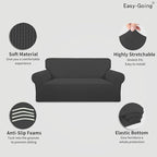 Easy-Going Stretch Loveseat Slipcover 1-Piece Sofa Cover Furniture Protector - Image 3