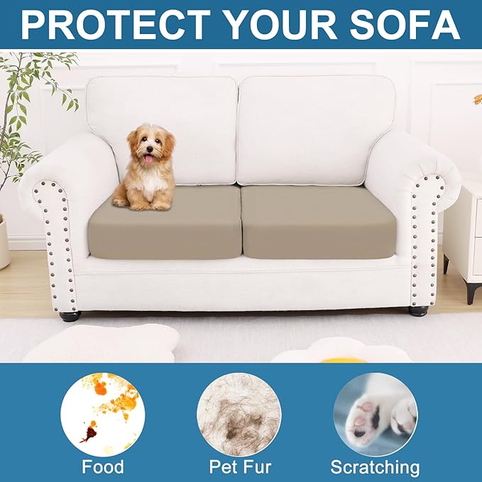 Smiry Printed Couch Cushion Covers, Stretch Soft Couch Covers - Image 7