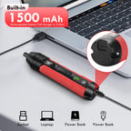 3.6V Electric Screwdriver Rechargeable, Cordless Screwdriver