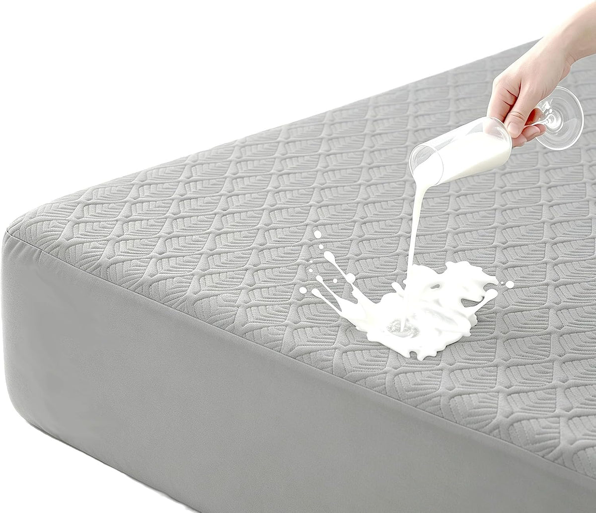 Softhour Twin Cooling Mattress Protector ，3D Waterproof Mattress Protector