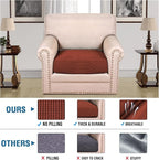 H.VERSAILTEX Stretch Couch Cushion Covers Individual Seat Sofa Chair Slipcovers - Image 2