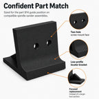 SplashNColor Location Guide Replacement Compatible with Ridgid EB44241 Spindle Sander - Screw-Mount Bracket Repair | Part B14 Locator Support for Bench Tool Maintenance