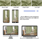Simplebrand Sage Green Blackout Curtains - Image 8