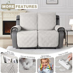 TAOCOCO 100% Waterproof Loveseat Recliner Cover - Image 5