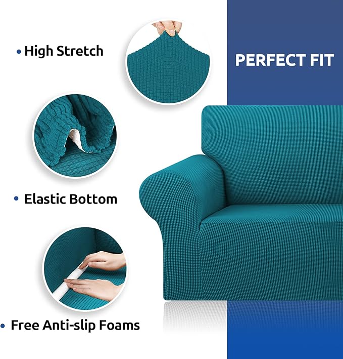 KEKUOU Stretch Sofa Cover Slipcover ，Couch Covers - Image 6