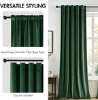 MIULEE Velvet Curtains 108 inches - Image 2