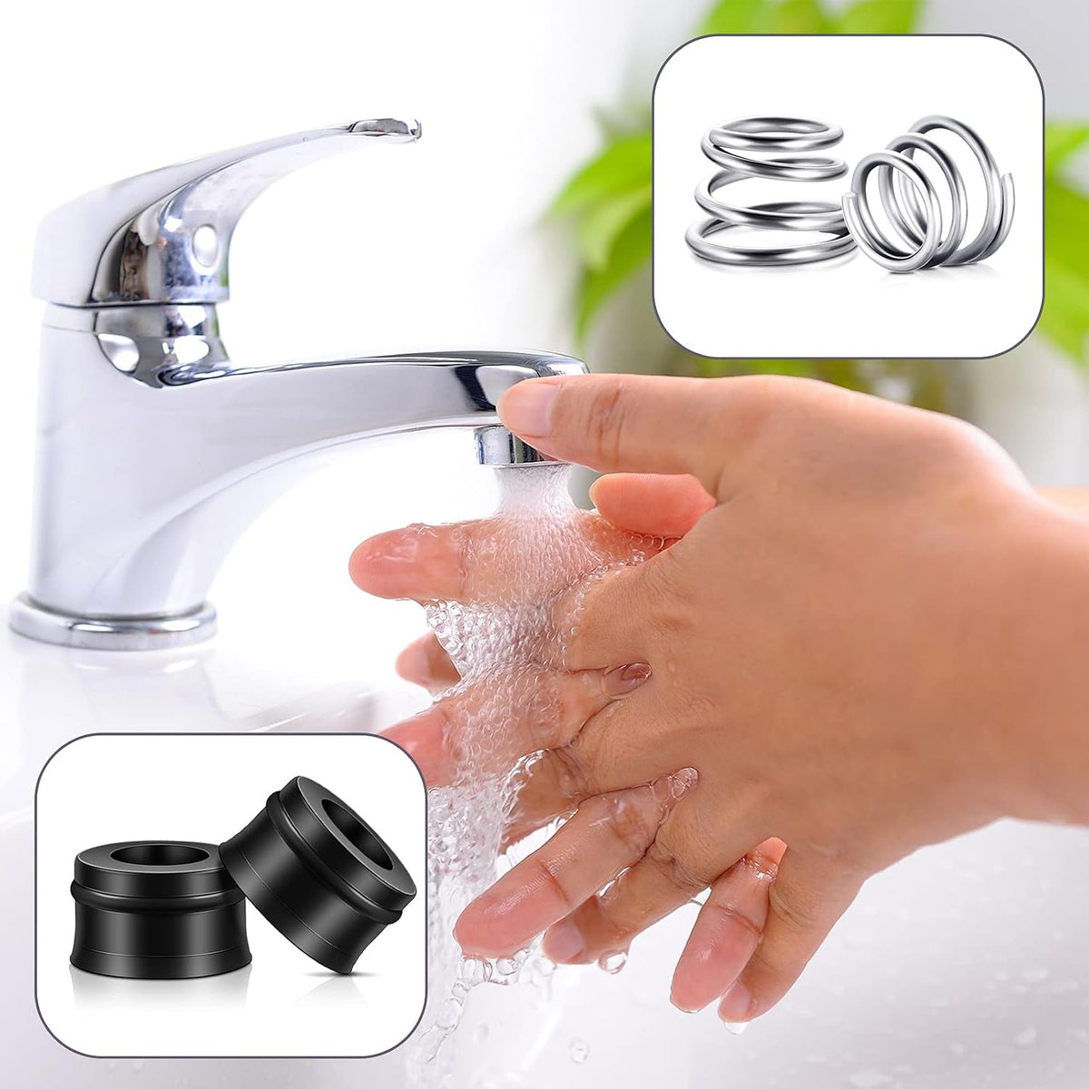 Hotop 40 Pcs Faucet Seats Springs Repair Kit Compatible with Rp4993