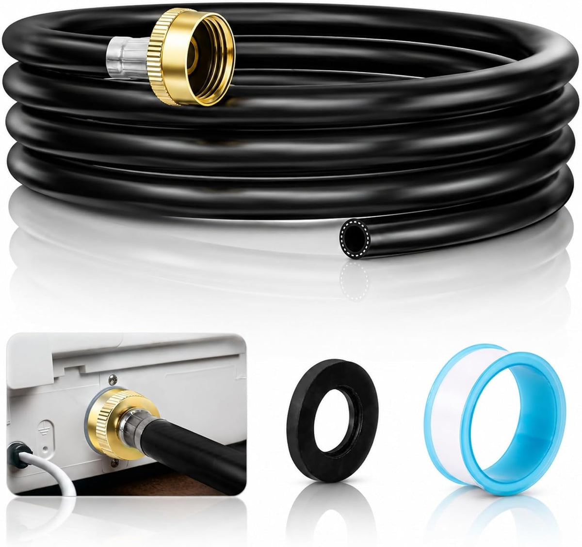10FT Dehumidifier Drain Hose 3/4" FHT Connector