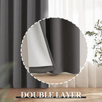 Yakamok Room Darkening 100% Blackout Curtains Grommet Window Treatments - Image 8