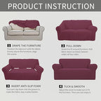 Easy-Going Stretch Oversized Loveseat Slipcover 1-Piece Sofa Cover Furniture - Image 6