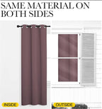 NICETOWN Dry Rose Blackout Curtains 78" Long - Image 6