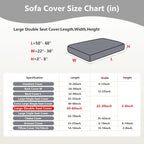 Couch Cushion Covers for Sofa Couch Covers Wear-Resistant Universal Sofa Cover - Image 3
