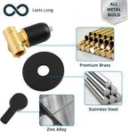 Shower Valve Handle Trim Kit Rough-in Control Valve, Matte Black