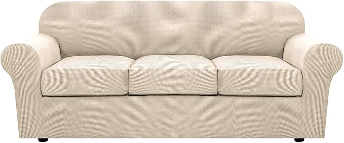 H.VERSAILTEX 4 Piece Stretch Couch Covers by HVERSAILTEX