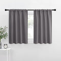 NICETOWN Short Curtains, Home Decoration Thermal Insulated Rod Pocket Blackout by NICETOWN