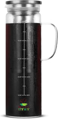 BTaT- Cold Brew Coffee Maker, 1.5 Quart,48 oz Iced Coffee Maker, Iced Tea Maker, Airtight Cold Brew Pitcher, Coffee Accessories, Cold Brew System, Cold Tea Brewing, Coffee Gift