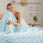 Exclusivo Mezcla Queen Size Flannel Fleece Blanket, Super Soft and Warm - Image 4