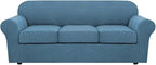 H.VERSAILTEX 4 Piece Stretch Sofa Covers by HVERSAILTEX