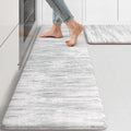 KIMODE Anti Fatigue Kitchen Mats for Floor, Abstract Farmhouse Kitchen Rugs