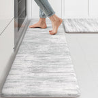 KIMODE Anti Fatigue Kitchen Mats for Floor, Abstract Farmhouse Kitchen Rugs