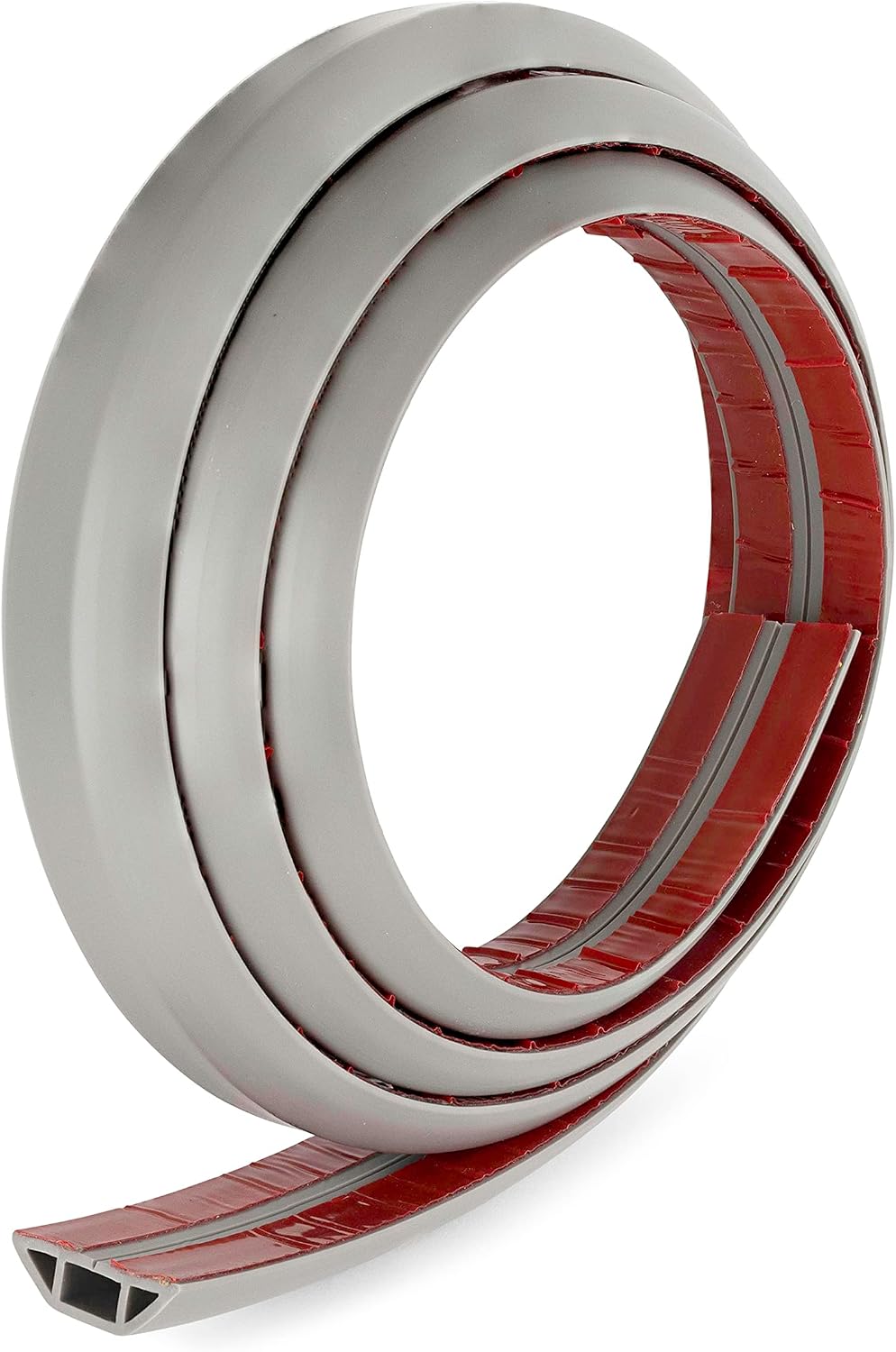 Rubber Bond Cord Cover Floor Cable Protector - Strong Self Adhesive Floor Cord Covers for Wires - Low Profile Extension Cord Covers for Floor & Wall