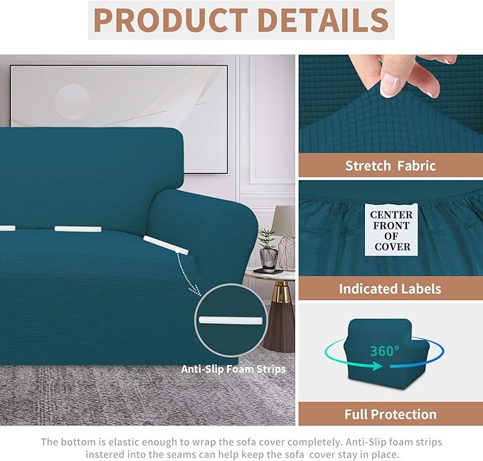 Easy-Going 100% Waterproof Chair Couch Cover, Dual Waterproof Sofa Cover - Image 4