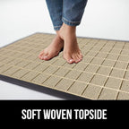GORILLA GRIP 100% Waterproof All-Season WeatherMAX Doormat US Designed Natural - Image 7