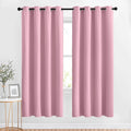 NICETOWN Crystal Pink Blackout Draperies Curtains by NICETOWN