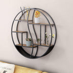 Round Wall Shelf,Decorative Circle Floating Shelves