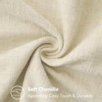 MIULEE Pack of 2 Christmas Pillow Covers 20x20 Inch Cream White Farmhouse - Image 4