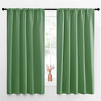 NICETOWN Blackout Curtains for Living Curtains, Froest Green, 52 by 63 Inch by NICETOWN